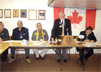 Thumbnail: Governor Ted Hughes addresses the Russell Ontario Lions Club